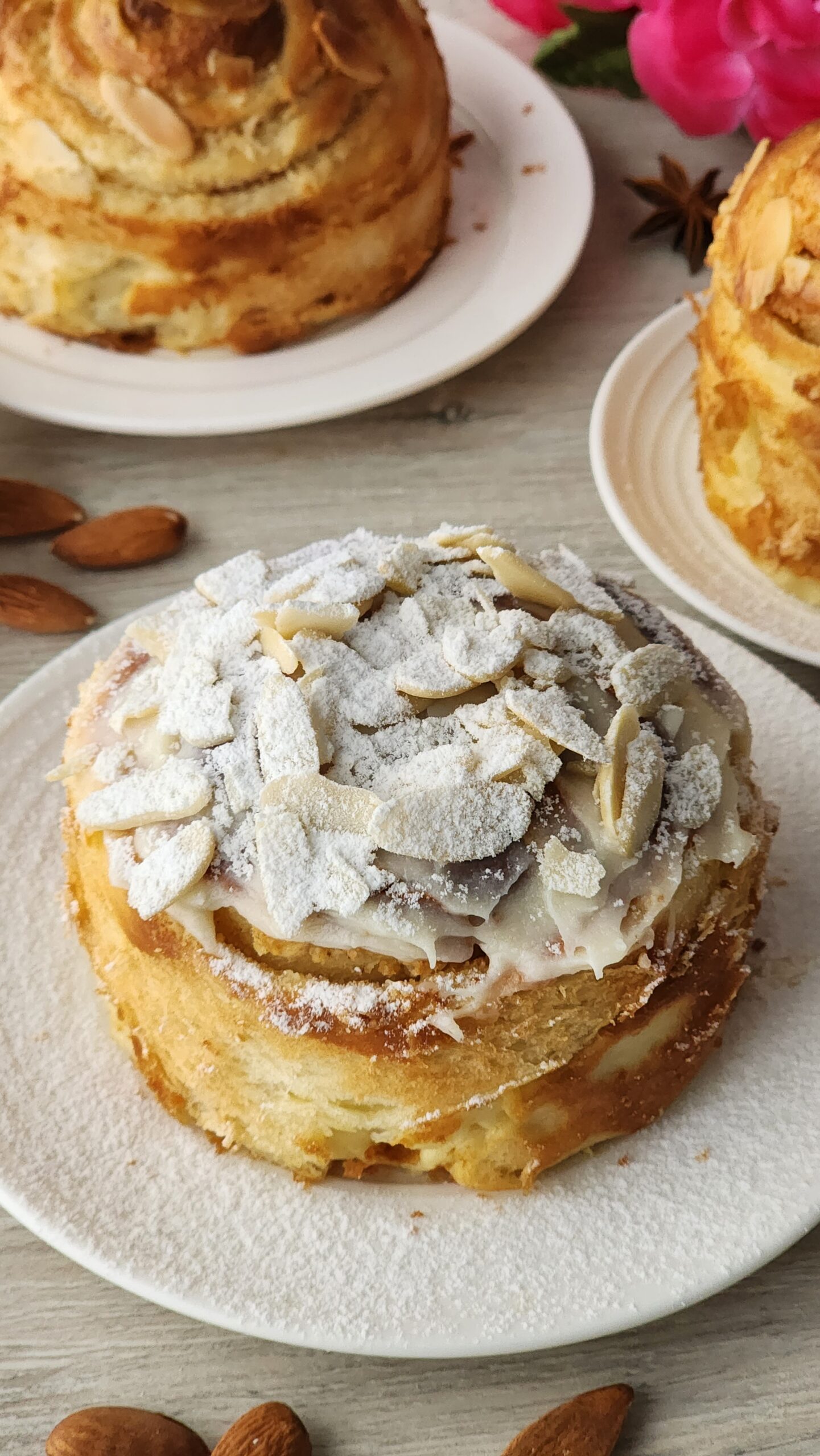 Rollos de Croissant de Almendras