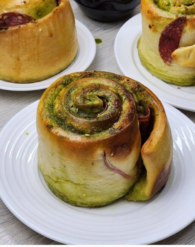 rollo pesto