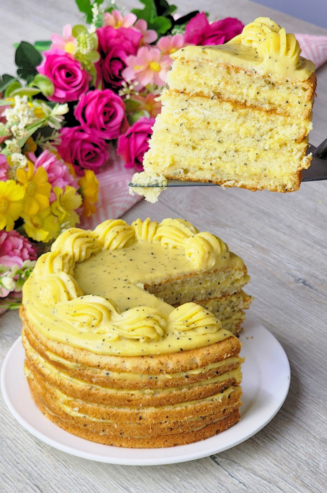 Foto - torta de maracuyá